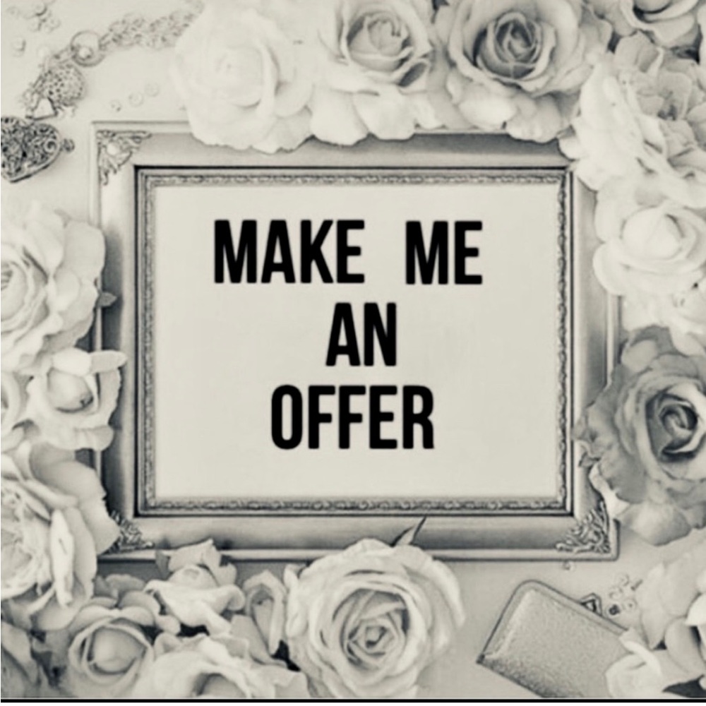 Like the item, but not the price? Send me an offer!
